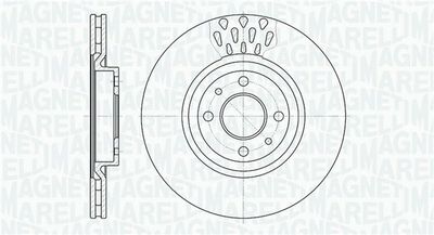 361302040252 MAGNETI MARELLI Тормозной диск