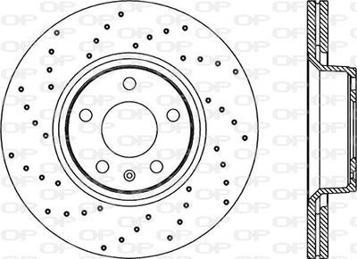 BDRS226825 OPEN PARTS Тормозной диск