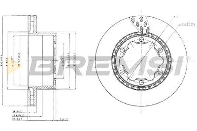 CD5312V BREMSI Тормозной диск