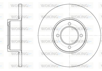 D612700 WOKING Тормозной диск
