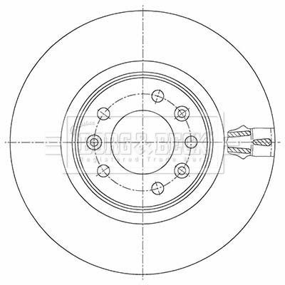 BBD5469 BORG & BECK Тормозной диск