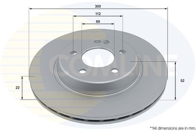 ADC4075V COMLINE Тормозной диск