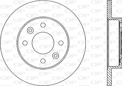 BDA144610 OPEN PARTS Тормозной диск