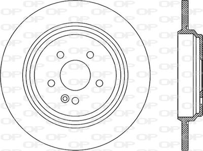 BDR193410 OPEN PARTS Тормозной диск