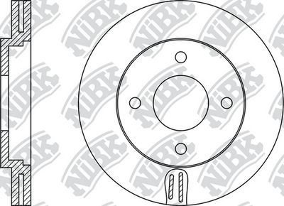 RN1212 NiBK Тормозной диск