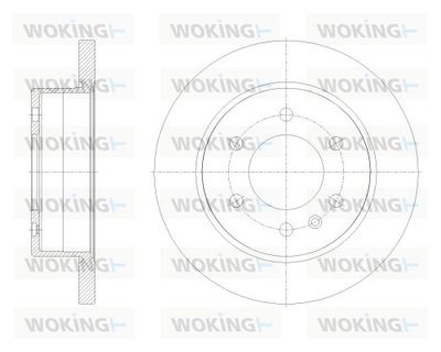 D6251400 WOKING Тормозной диск