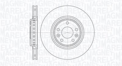 361302040757 MAGNETI MARELLI Тормозной диск