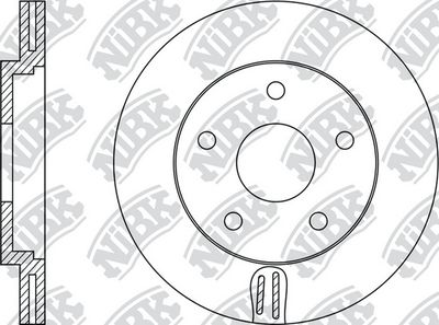 RN1256 NiBK Тормозной диск