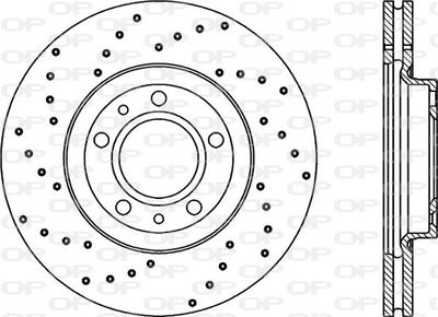 BDRS215825 OPEN PARTS Тормозной диск