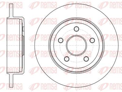 6121100 REMSA Тормозной диск