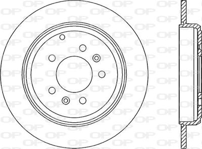 BDR143410 OPEN PARTS Тормозной диск