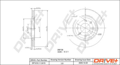 DP1010110415 Dr!ve+ Тормозной диск