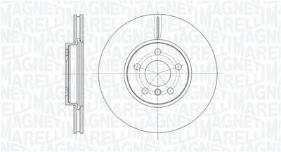 361302040802 MAGNETI MARELLI Тормозной диск