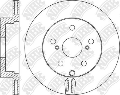 RN1542 NiBK Тормозной диск