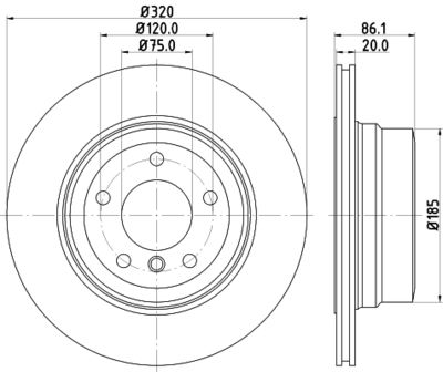 PCD21502 DON Тормозной диск