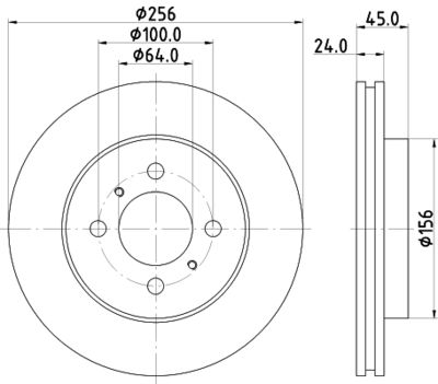 ND3020K NISSHINBO Тормозной диск