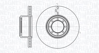 361302040488 MAGNETI MARELLI Тормозной диск