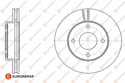 1642764980 EUROREPAR Тормозной диск