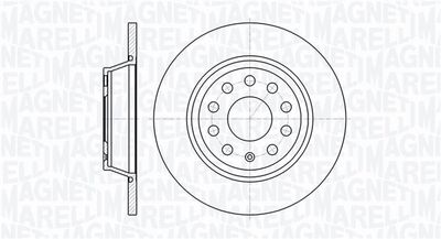 361302040195 MAGNETI MARELLI Тормозной диск
