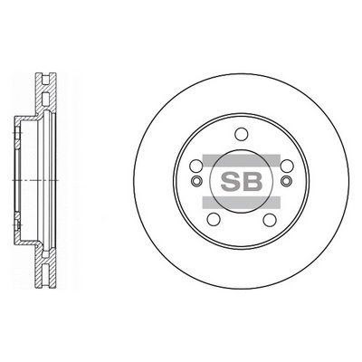SD3024 Hi-Q Тормозной диск