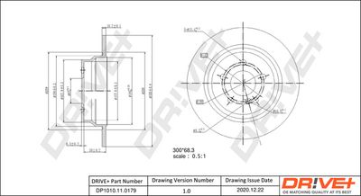 DP1010110179 Dr!ve+ Тормозной диск