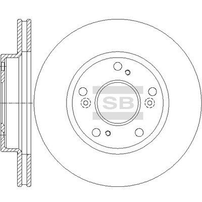 SD4132 Hi-Q Тормозной диск