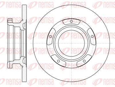 6110700 REMSA Тормозной диск