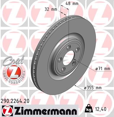 290226420 ZIMMERMANN Тормозной диск