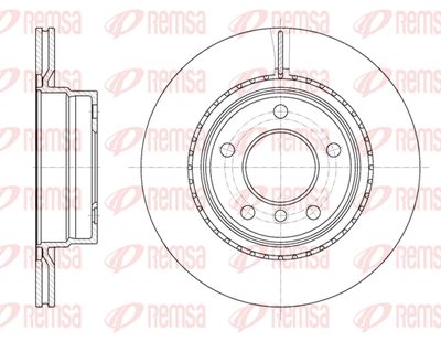 6123110 REMSA Тормозной диск