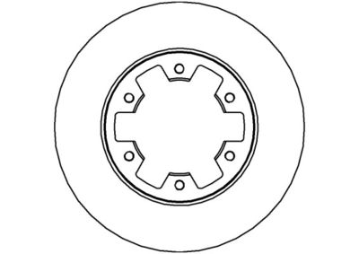 NBD465 NATIONAL Тормозной диск