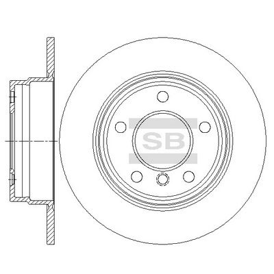 SD5209 Hi-Q Тормозной диск