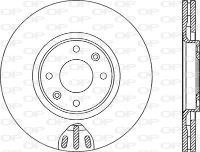 BDR206820 OPEN PARTS Тормозной диск