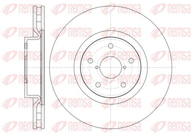6134210 REMSA Тормозной диск