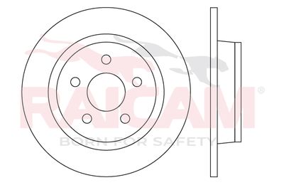 RD01612 RAICAM Тормозной диск