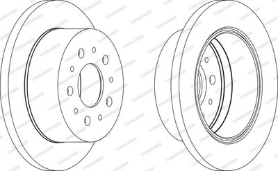 WGR11441 WAGNER Тормозной диск