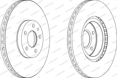 WGR01561 WAGNER Тормозной диск