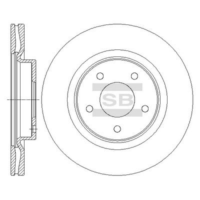 SD4223 Hi-Q Тормозной диск