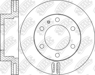RN1465 NiBK Тормозной диск