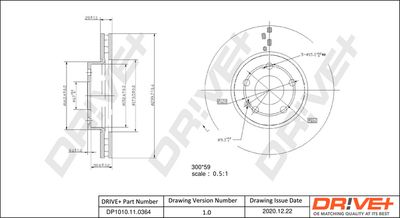 DP1010110364 Dr!ve+ Тормозной диск