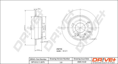 DP1010110075 Dr!ve+ Тормозной диск