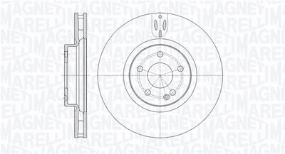 361302040688 MAGNETI MARELLI Тормозной диск