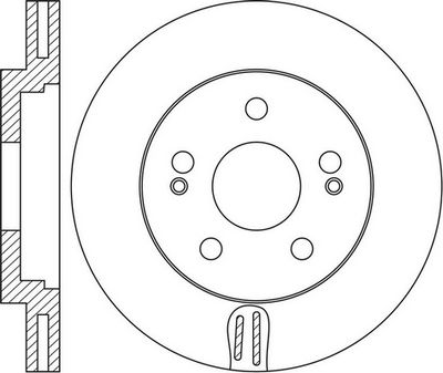 FR0776V FIT Тормозной диск