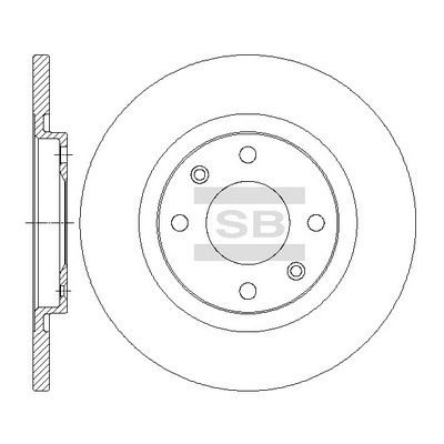 SD6004 Hi-Q Тормозной диск