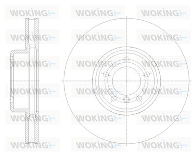 D6212610 WOKING Тормозной диск