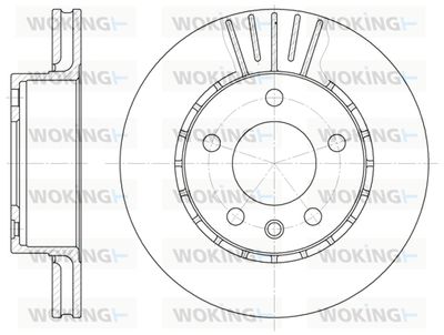 D620210 WOKING Тормозной диск