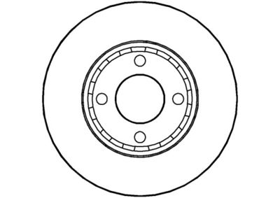 NBD386 NATIONAL Тормозной диск