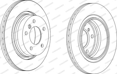 WGR10731 WAGNER Тормозной диск