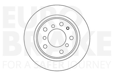 5815201503 EUROBRAKE Тормозной диск