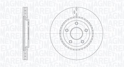 361302040779 MAGNETI MARELLI Тормозной диск