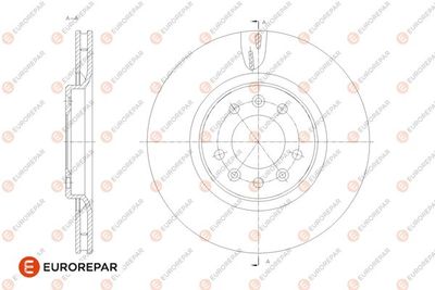 1676011880 EUROREPAR Тормозной диск